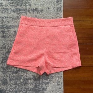 Express neon high waisted shorts